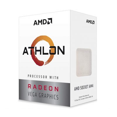 CPU AMD Athlon Silver PRO 3125GE, Dual Core, 3,4Ghz,5MB,AM4, Vega 3 Graphics