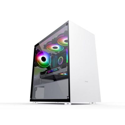 Case MS Fighter S301 Gaming white