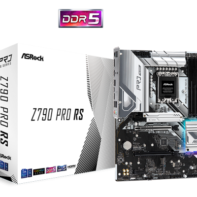 MB 1700 Z790 PRO RS ASROCK DDR5, 4xDDR5 6800MHz(OC),1xPCIex16 5.0, 1xPCIex16 4.0, 2xPCIex1, 3xM.2, 8xSATAIII, HDMI, eDP, DP